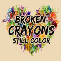 Broken Crayons Still Color Drawstring Bag
