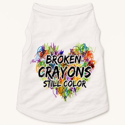Broken Crayons Still Color Doggie Tank