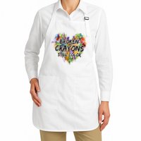 Broken Crayons Still Color Apron