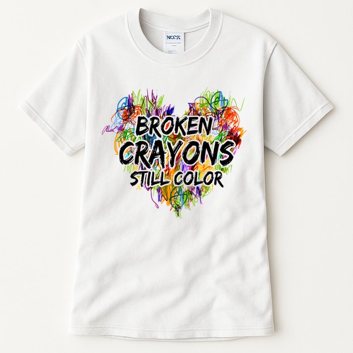 Broken Crayons Still Color Tall T-Shirt