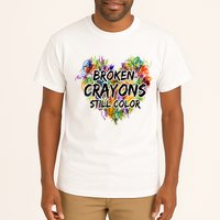 Broken Crayons Still Color Tall T-Shirt