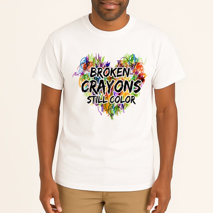 Broken Crayons Still Color Tall T-Shirt