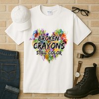 Broken Crayons Still Color Tall T-Shirt