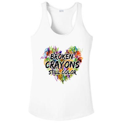 Broken Crayons Still Color Ladies PosiCharge Competitor Racerback Tank