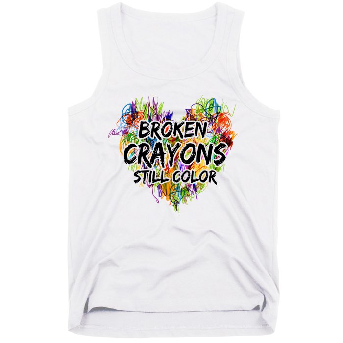 Broken Crayons Still Color Tank Top