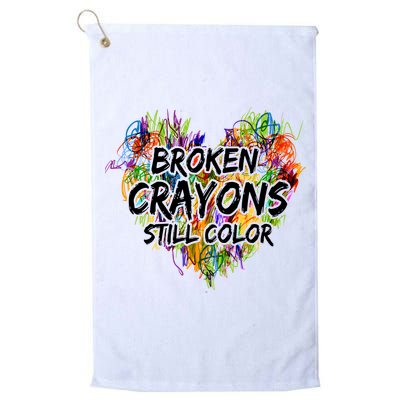 Broken Crayons Still Color Golf Towel