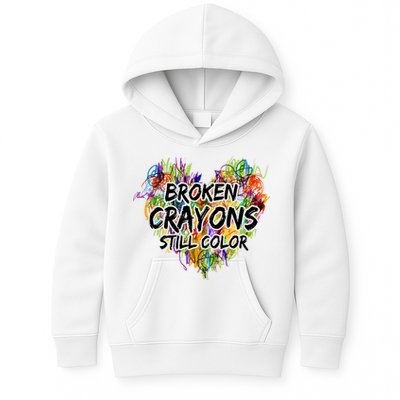 Broken Crayons Still Color Kids Hoodie
