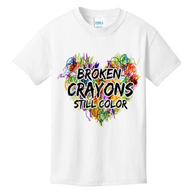 Broken Crayons Still Color Kids T-Shirt