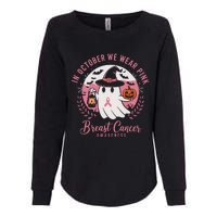 Breast Cancer Shirts Women Halloween In October We Wear Womens California Wash Sweatshirt