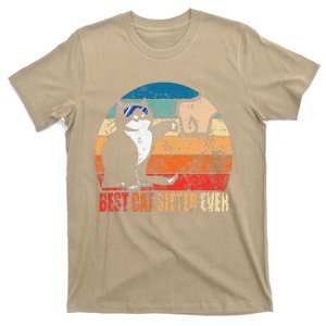 Best Cat Sitter Ever Funny Fist Bump T-Shirt