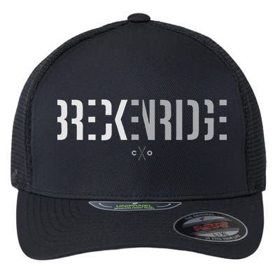 Breckenridge Colorado Ski Outfit Souvenir Breckenridge Flexfit Unipanel Trucker Cap