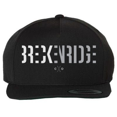Breckenridge Colorado Ski Outfit Souvenir Breckenridge Wool Snapback Cap
