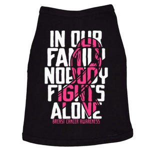 Breast Cancer Support Pink Family Breast Cancer Awareness Doggie Tank