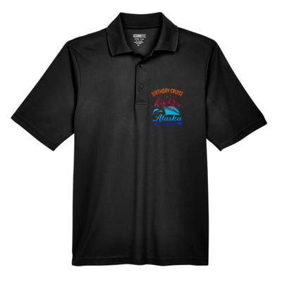 Birthday Cruise Squad 2024 Alaska Party Vacation Men's Origin Performance Pique Polo