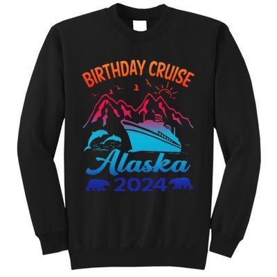 Birthday Cruise Squad 2024 Alaska Party Vacation Sweatshirt