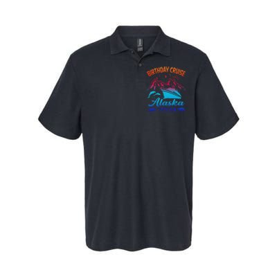 Birthday Cruise Squad 2024 Alaska Party Vacation Softstyle Adult Sport Polo