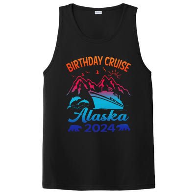 Birthday Cruise Squad 2024 Alaska Party Vacation PosiCharge Competitor Tank