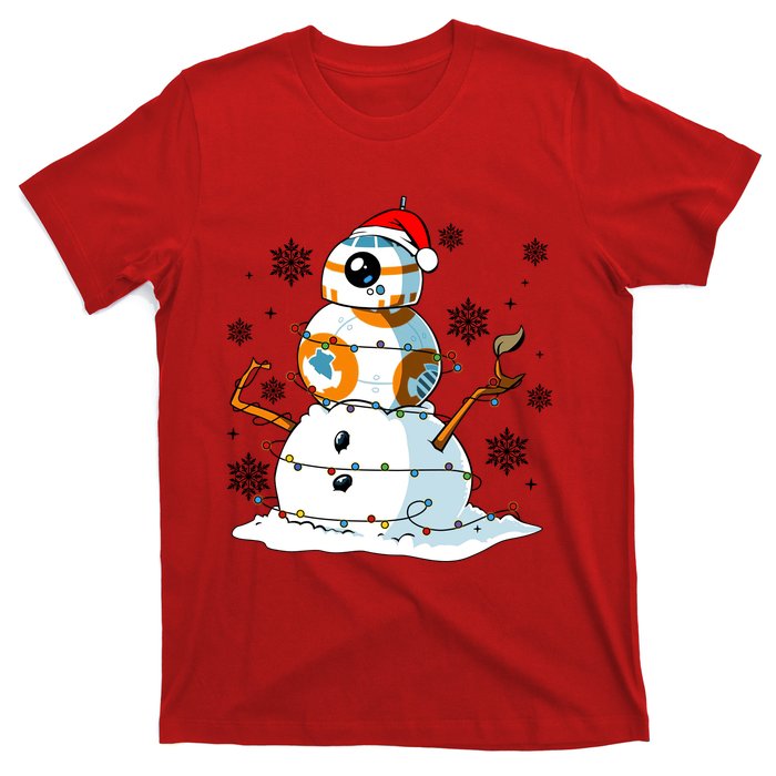 Bb8 Christmas Star Movie Wars Couples Bb8 Christmas Lights T-Shirt