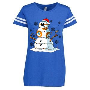 Bb8 Christmas Star Movie Wars Couples Bb8 Christmas Lights Enza Ladies Jersey Football T-Shirt