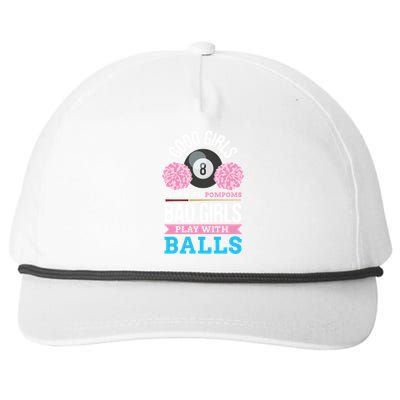 Billiards Cue Sport Game Pool Balls Billiard Player Gift Snapback Five-Panel Rope Hat