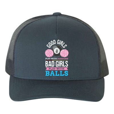 Billiards Cue Sport Game Pool Balls Billiard Player Gift Yupoong Adult 5-Panel Trucker Hat