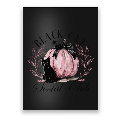 Black Cat Social Club Halloween Cat Mama Poster
