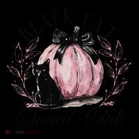 Black Cat Social Club Halloween Cat Mama Premium T-Shirt