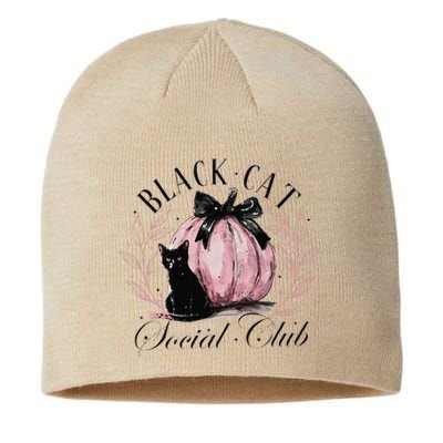 Black Cat Social Club Halloween Cat Mama Sustainable Beanie