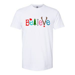 Believe Christmas Spirit Festive Softstyle CVC T-Shirt