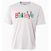 Believe Christmas Spirit Festive Cooling Performance Crew T-Shirt