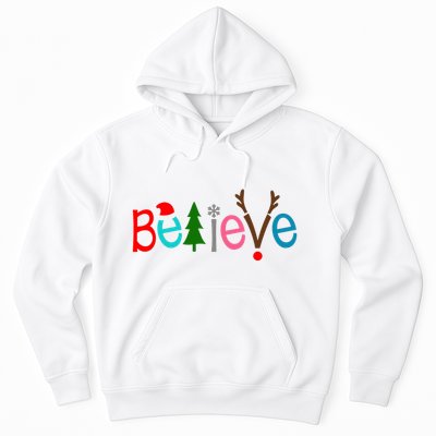 Believe Christmas Spirit Festive Hoodie