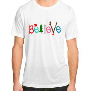 Believe Christmas Spirit Festive Adult ChromaSoft Performance T-Shirt