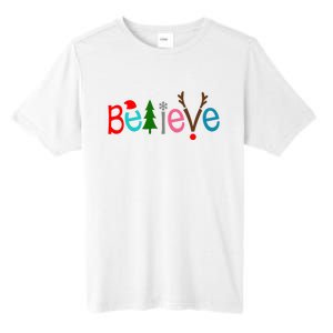 Believe Christmas Spirit Festive Tall Fusion ChromaSoft Performance T-Shirt