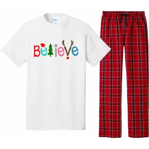 Believe Christmas Spirit Festive Pajama Set