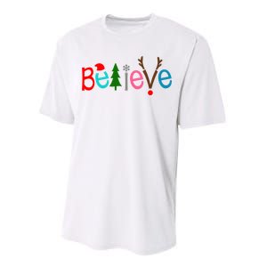 Believe Christmas Spirit Festive Performance Sprint T-Shirt