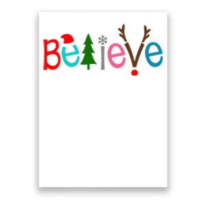 Believe Christmas Spirit Festive Poster