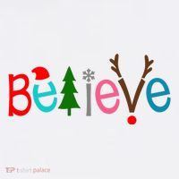 Believe Christmas Spirit Festive Baby Bodysuit