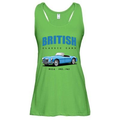 British Classic Sports Cars MG MGA Ladies Essential Flowy Tank