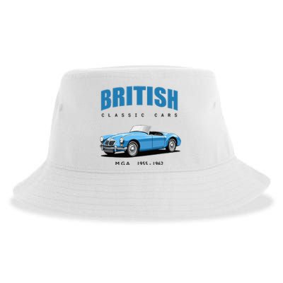 British Classic Sports Cars MG MGA Sustainable Bucket Hat