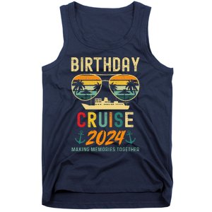 Birthday Cruise Shirts 2024 Squad Family Vacation Summer Tank Top