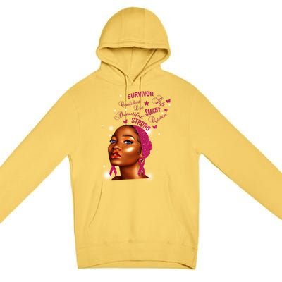 Breast Cancer Survivor Queen Premium Pullover Hoodie