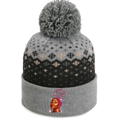 Breast Cancer Survivor Queen The Baniff Cuffed Pom Beanie