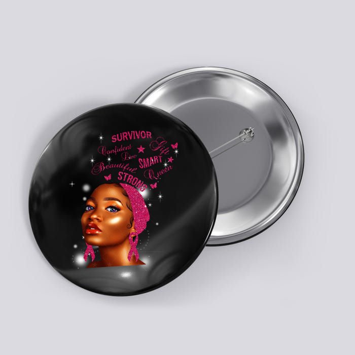 Breast Cancer Survivor Queen Button