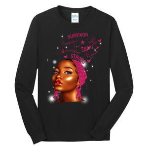 Breast Cancer Survivor Queen Tall Long Sleeve T-Shirt