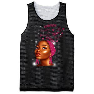 Breast Cancer Survivor Queen Mesh Reversible Basketball Jersey Tank