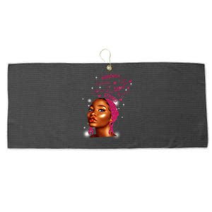 Breast Cancer Survivor Queen Large Microfiber Waffle Golf Towel