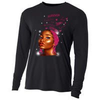 Breast Cancer Survivor Queen Cooling Performance Long Sleeve Crew