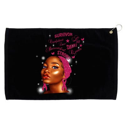 Breast Cancer Survivor Queen Grommeted Golf Towel