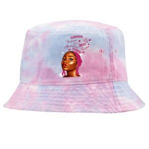 Breast Cancer Survivor Queen Tie-Dyed Bucket Hat