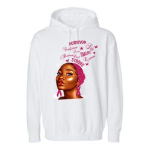 Breast Cancer Survivor Queen Garment-Dyed Fleece Hoodie